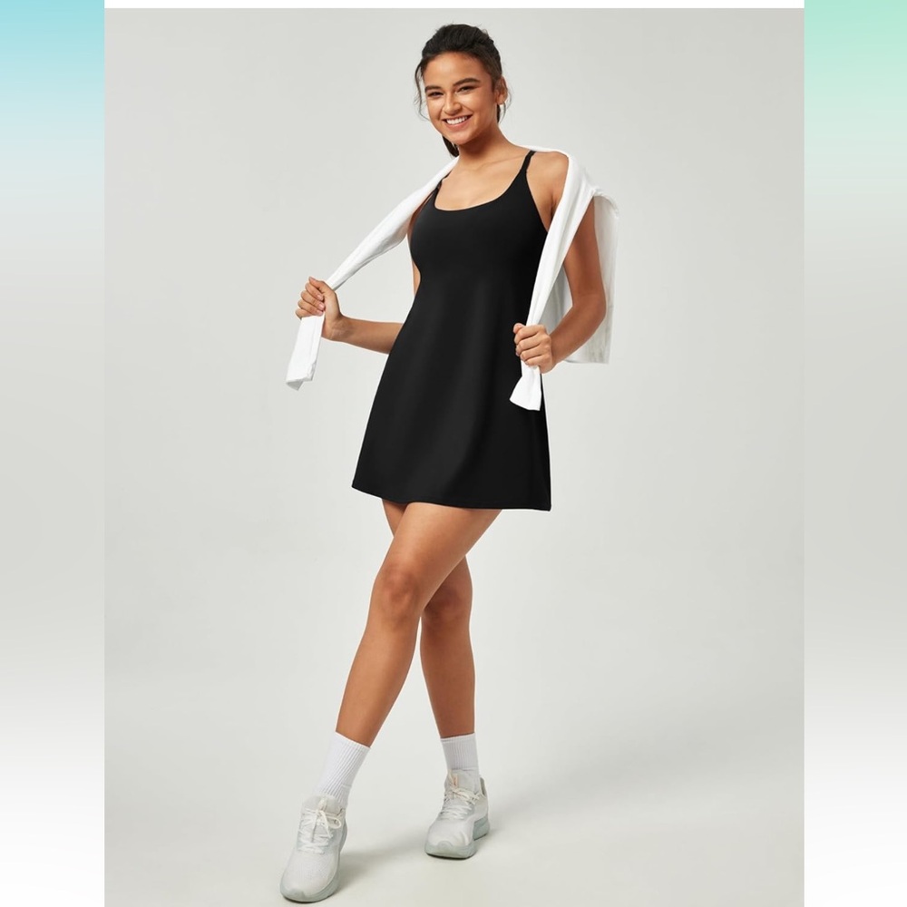 Black workout dress
